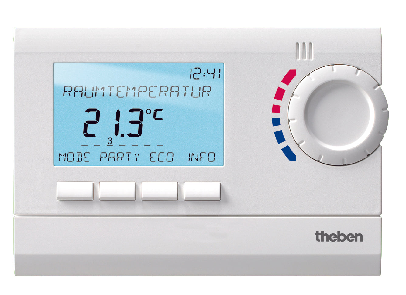 THEBEN Digital-Uhrenthermostat, 7 Tage, Textzeile, Netzversion THEBEN Digital-Uhrenthermostat, 7 Tage, Textzeile, Netzversion